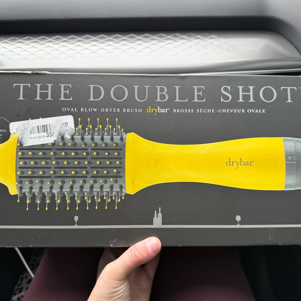 Drybar The Double Shot Blow-Dryer Brush - Yellow and Gray
